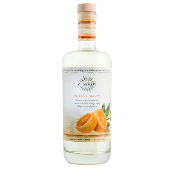 21 SEEDS TEQUILA VALENCIA ORANGE 750ML