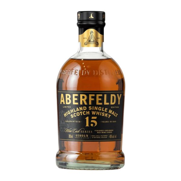 ABERFELDY SCOTCH SINGLE MALT FINISHED IN BOLGHERI RED WINE CASKS 15YR 750ML