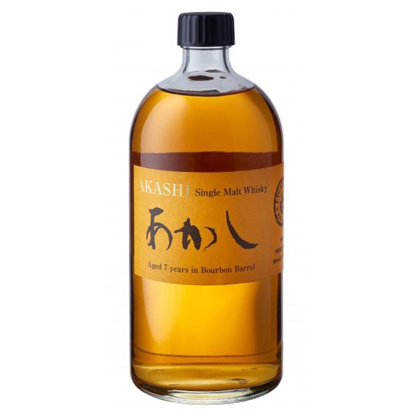 AKASHI WHISKEY SINGLE MALT AGED IN BOURBON BARREL JAPAN 7YR 750ML