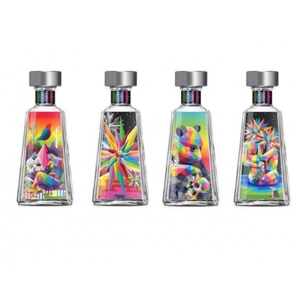 1800 ESSENTIAL DUSTIN YELLIN ARTIST EDITION TEQUILA SILVER 750ML