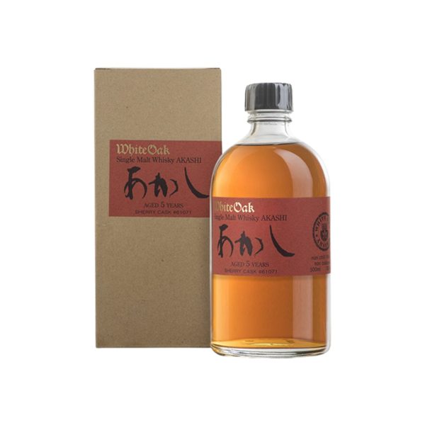 AKASHI WHISKEY SINGLE MALT SHERRY CASK 5YR 750ML