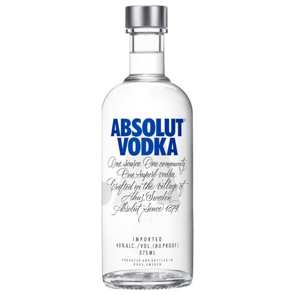 ABSOLUT VODKA SWEDEN 375ML