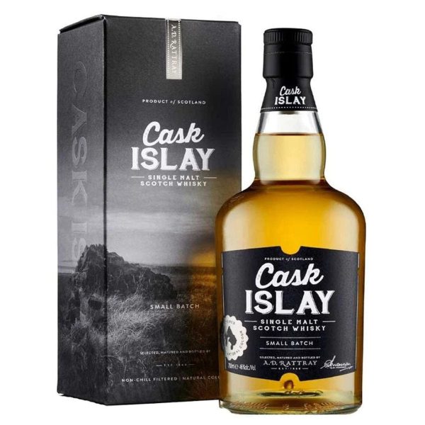 A.D. RATTRAY CASK ISLAY SCOTCH SINGLE MALT SMALL BATCH NO 2 700ML