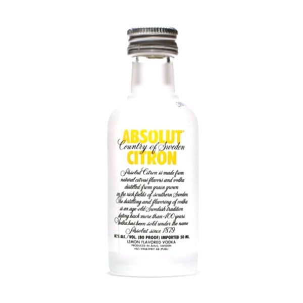 Absolut Citron 50mlBottle