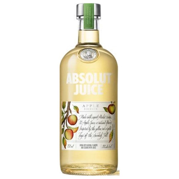 ABSOLUT JUICE VODKA APPLE EDITION SWEDEN 750ML