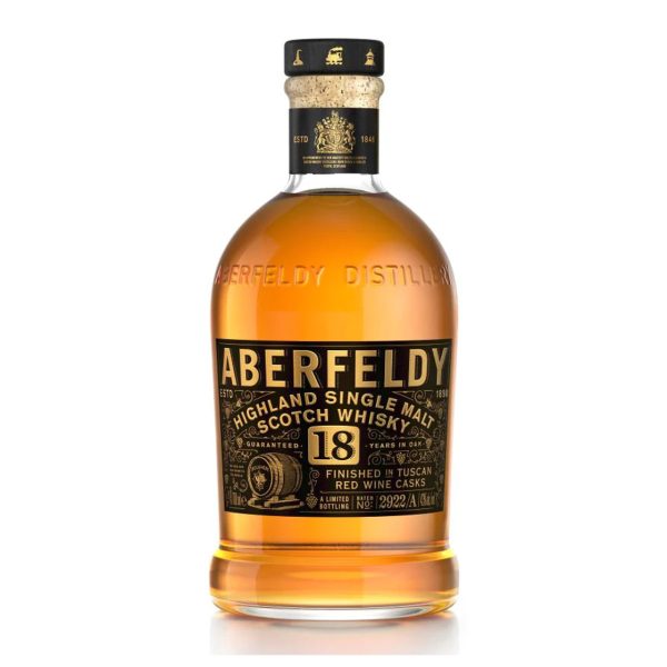ABERFELDY SCOTCH SINGLE MALT FINISHED CABERNET SAUVIGNON NAPA CASKS 18YR 750ML