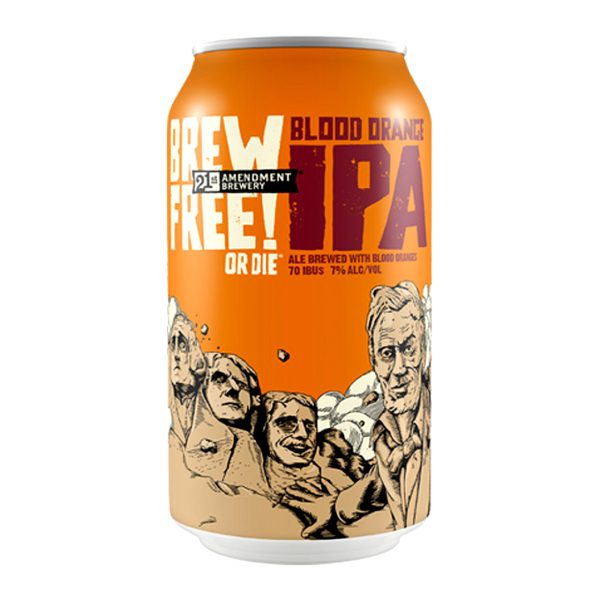 21st Amendment Brew Free or Die Blood Orange 6x 12oz Cans