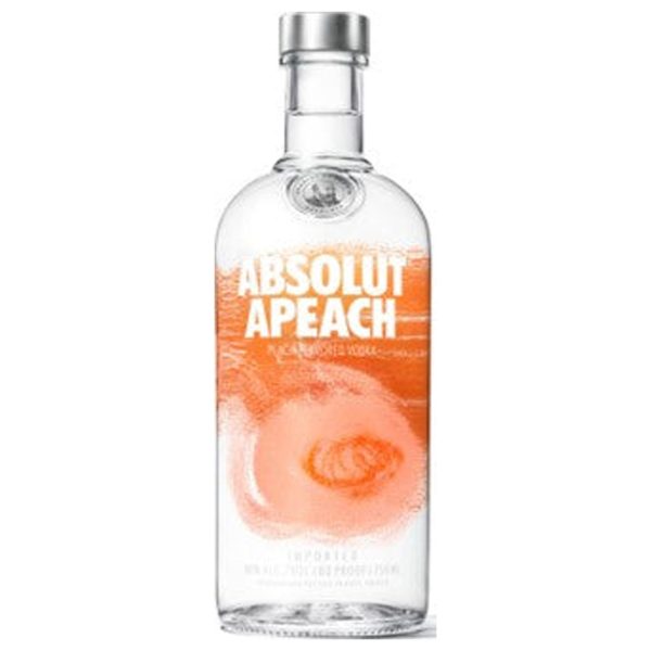 ABSOLUT VODKA APEACH SWEDEN 750ML