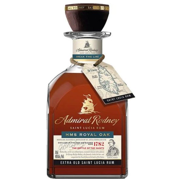 ADMIRAL RODNEY RUM HMS ROYAL OAK SAINT LUCIA 750ML