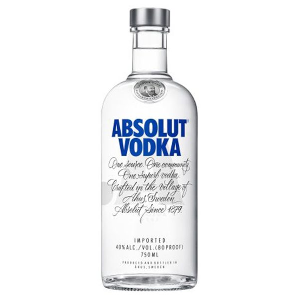 ABSOLUT VODKA SWEDEN 750ML