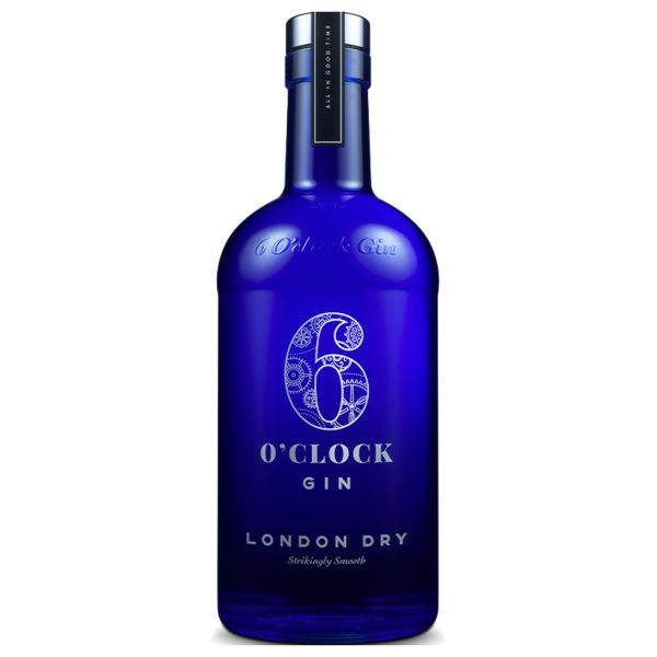 6 OCLOCK GIN LONDON DRY ENGLAND 750ML