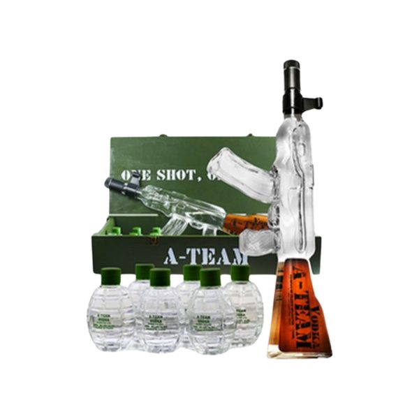 A TEAM SWAT VODKA GIFT BOX FRANCE 750ML