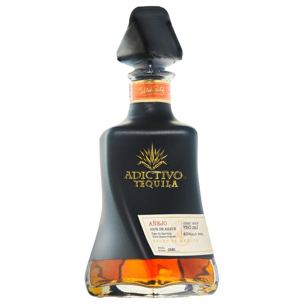ADICTIVO TEQUILA ANEJO BLACK BOTTLE 750ML