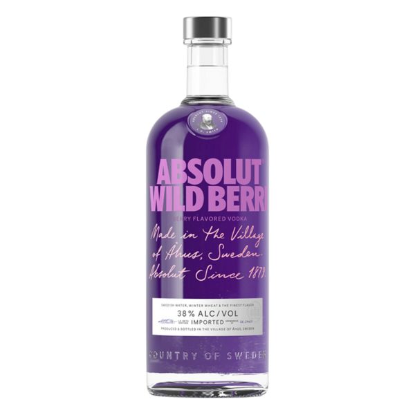 ABSOLUT VODKA WILD BERRI SWEDEN 750ML