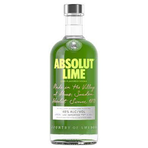 ABSOLUT VODKA LIME FLAVOR SWEDEN 750ML