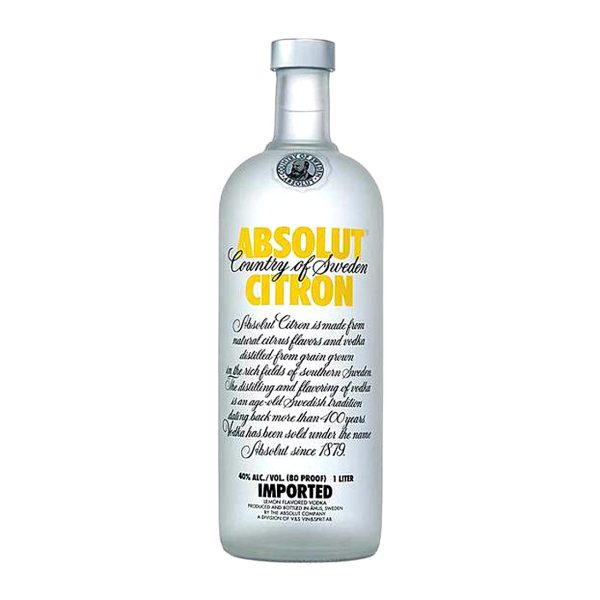 Absolut Citron 750mlBottle
